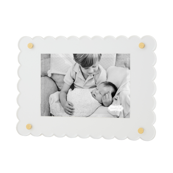 Mud Pie Kids Scalloped Acrylic Frame
