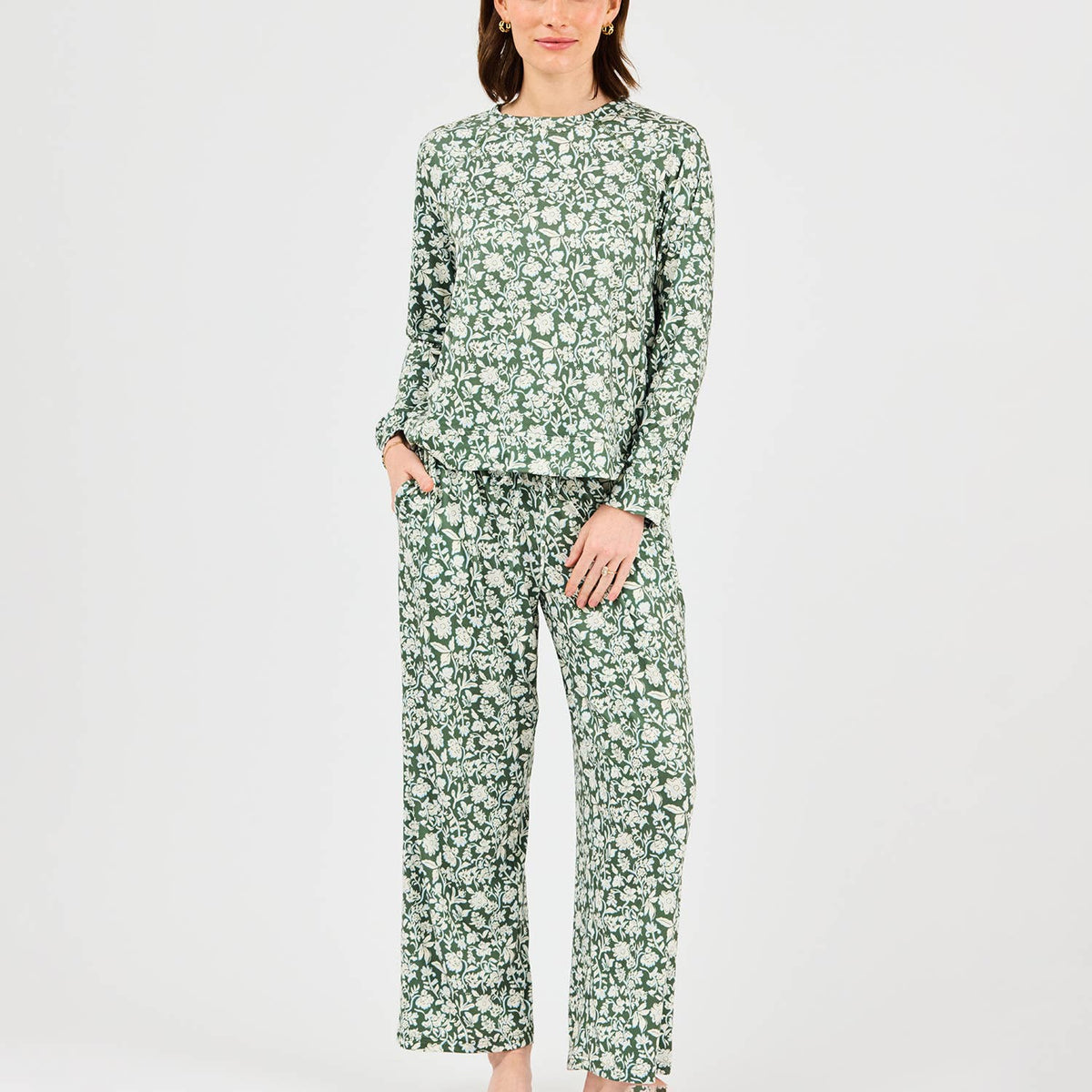 Pant Set Annie Painted Trillium Olive