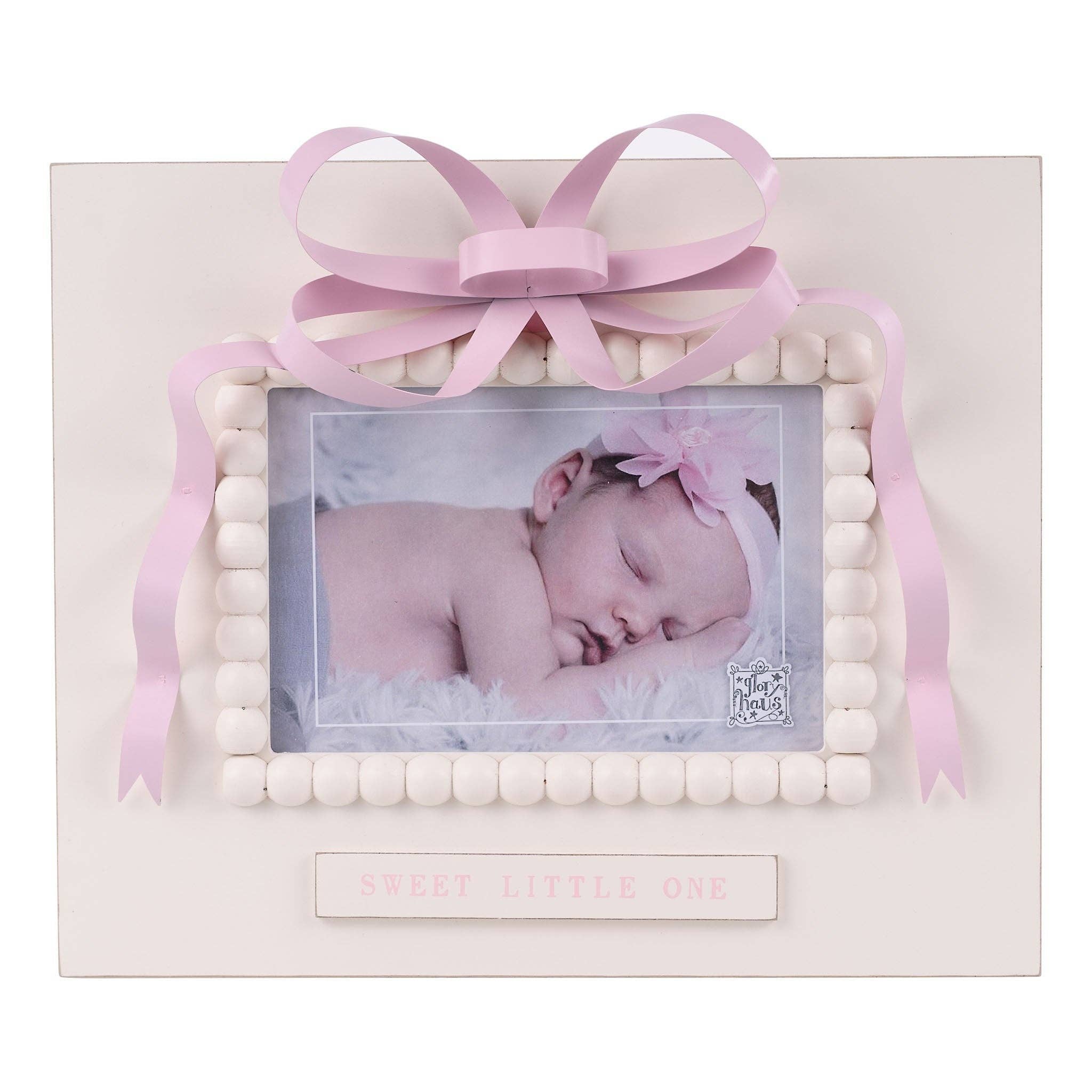 Sweet Little One Girl Bow Frame(1)