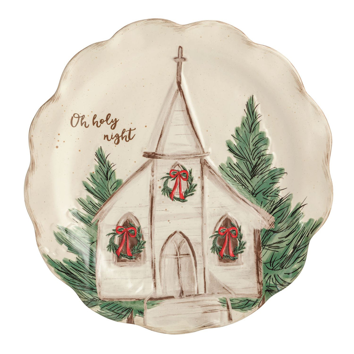 Nativity Church Platter