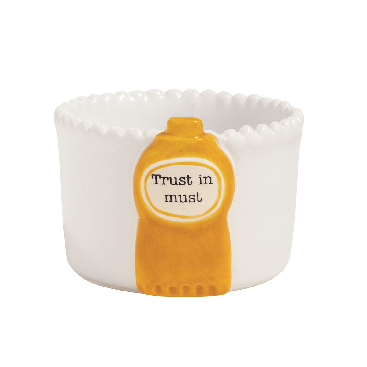 Mustard Icon Tidbit Dish