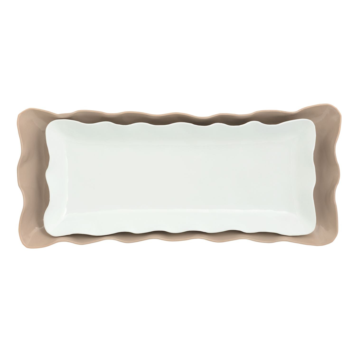 Decorative Enamel Tray Set