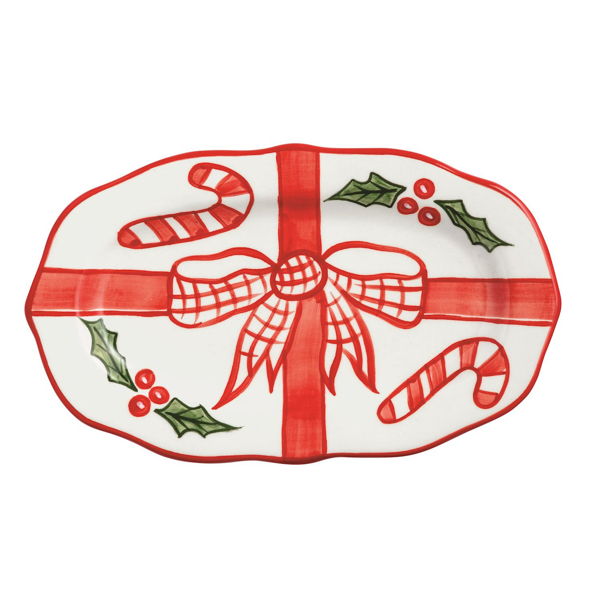 Bow Holly Everything Plate