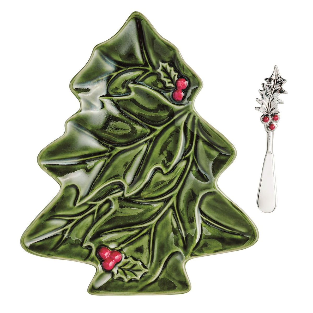 Holly Plate Set