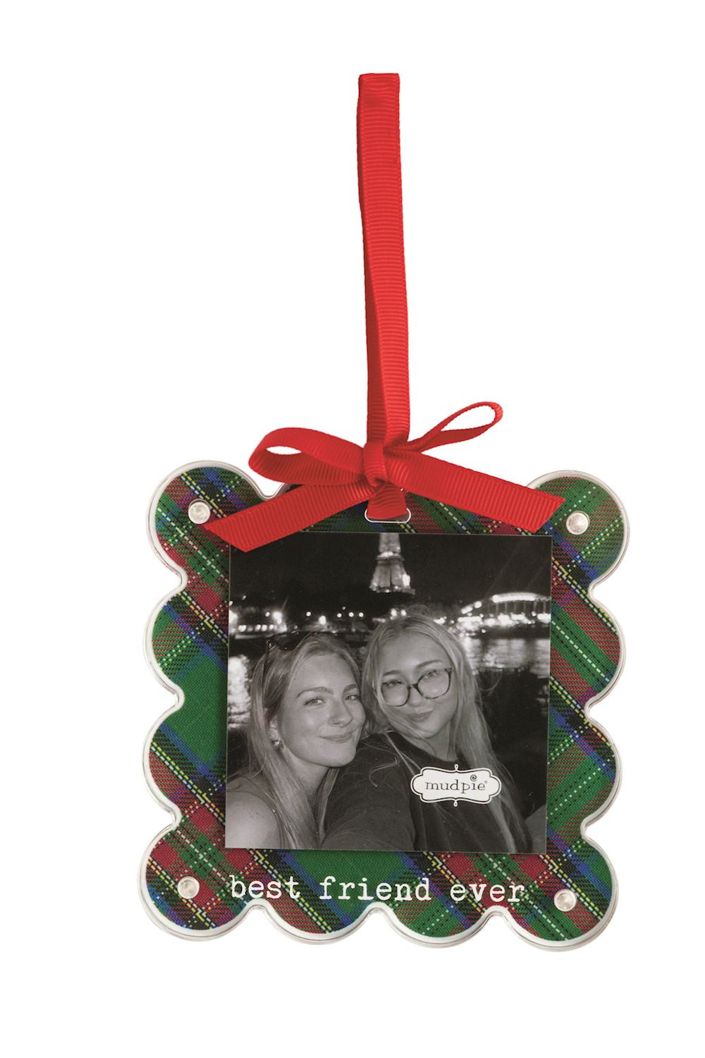 Tartan Photo Ornament