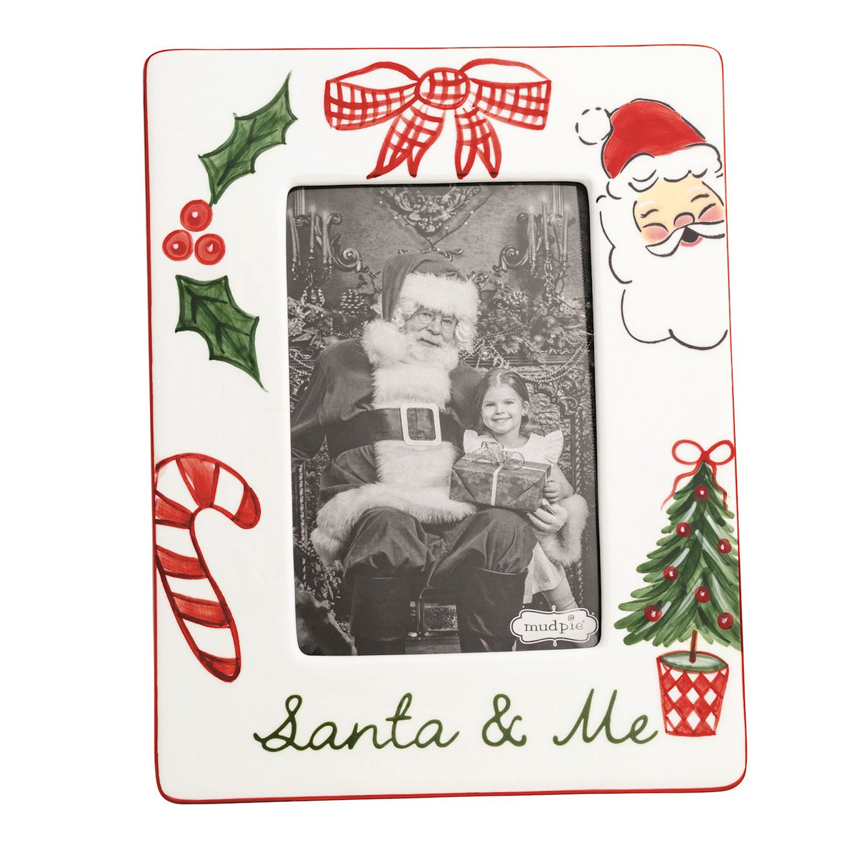 Santa & Me Painted Frame