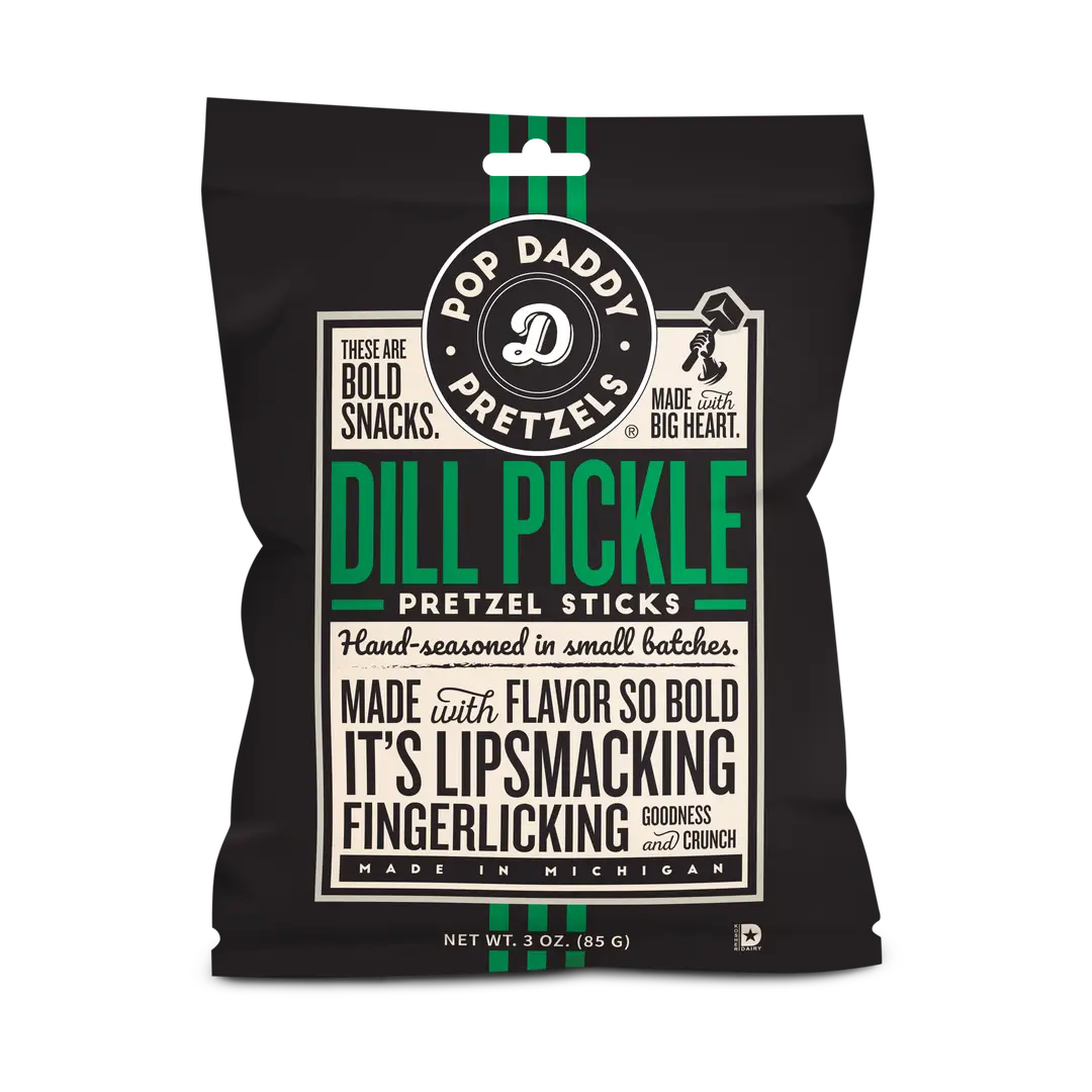 Seasoned Pretzels - 3oz - Dill Pickle