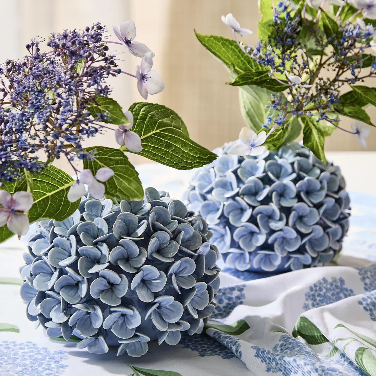 Hydrangea Flower Candleholder
