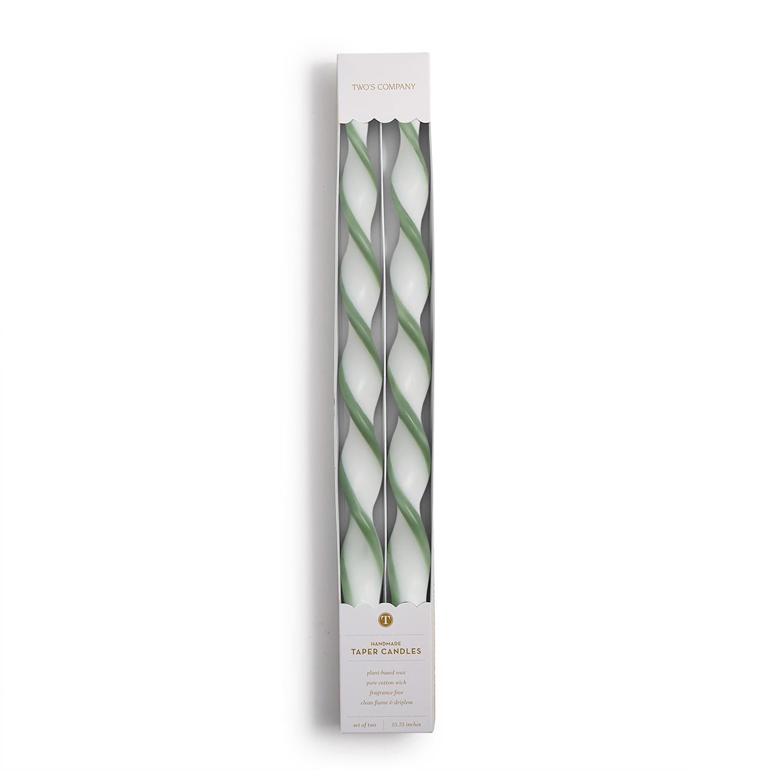 15in Twist Taper Candle