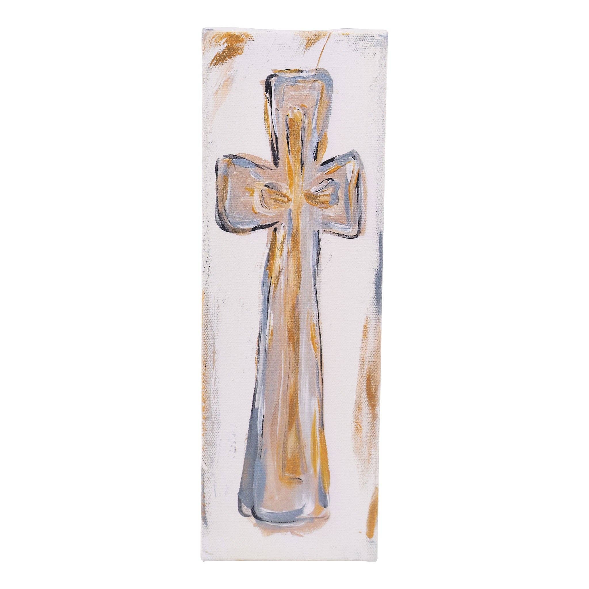 Neutral Cross Canvas