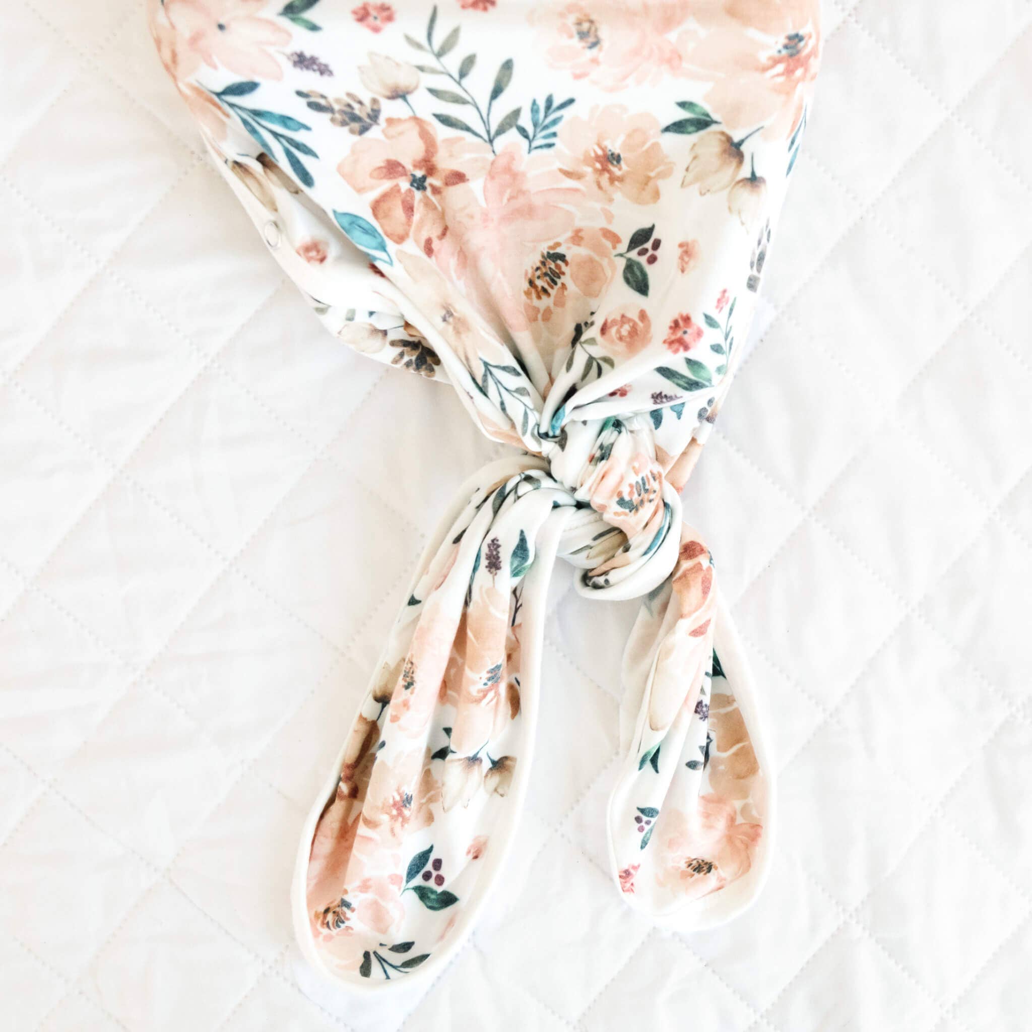 Newborn Knotted Gown - Autumn