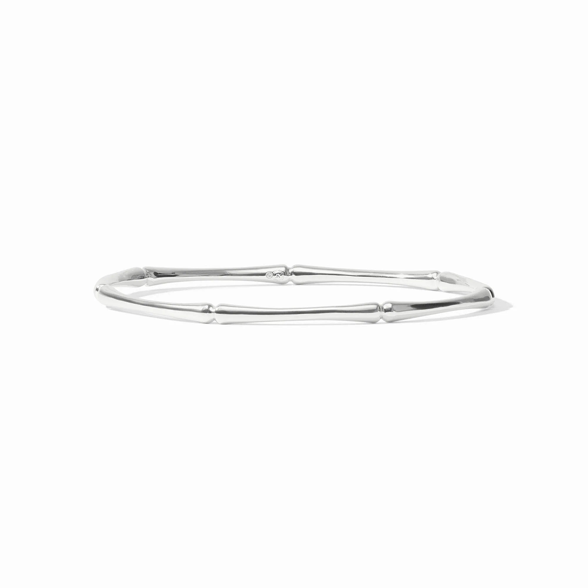Bamboo Bangle- Silver
