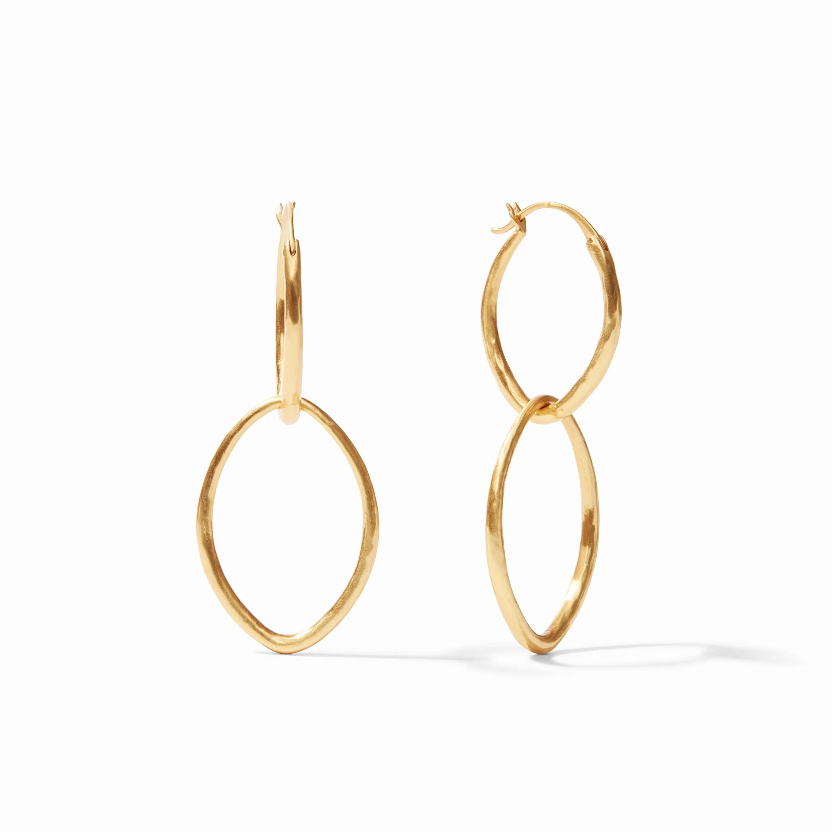 Fleur-de-Lis 2 in 1 Earring Gold