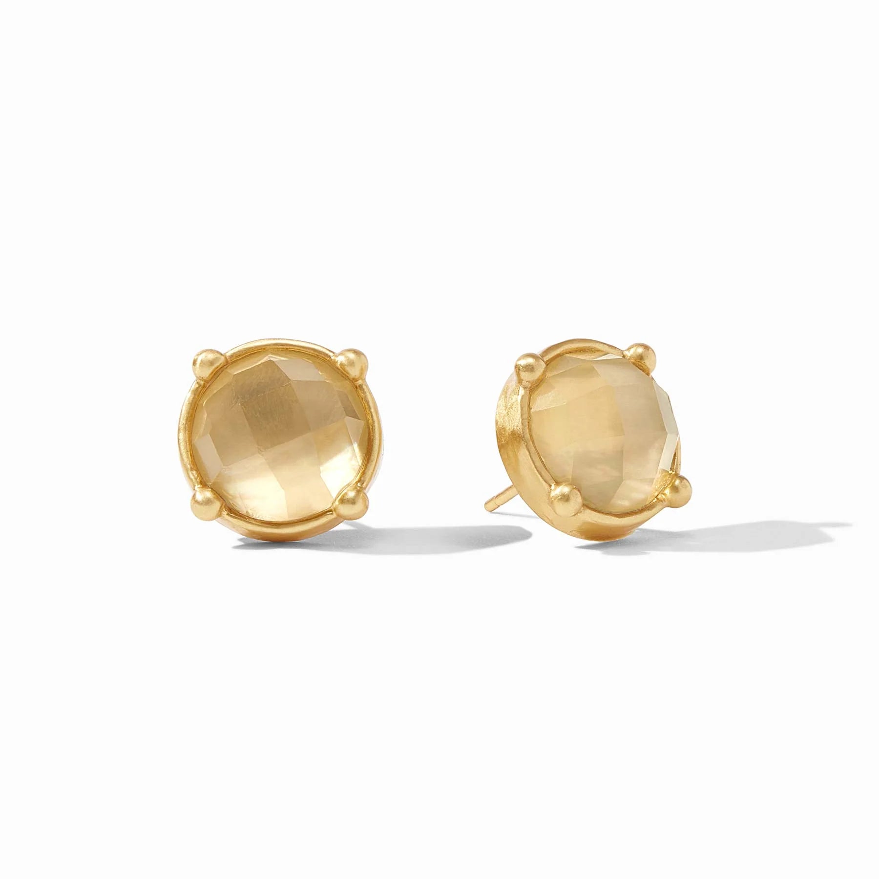 Honey Stud - Iridescent Champagne Gold