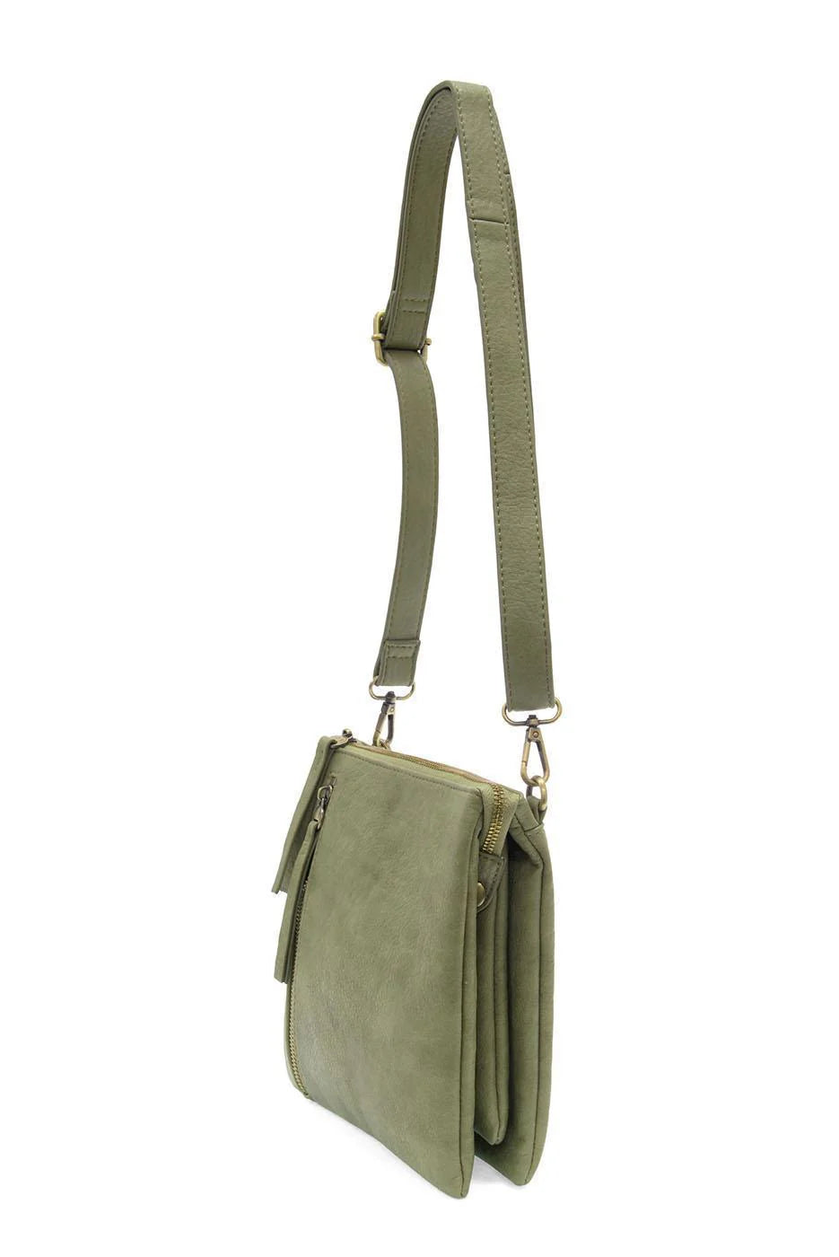 Eucalyptus Dawn Multi Pocket Compact Crossbody Bag