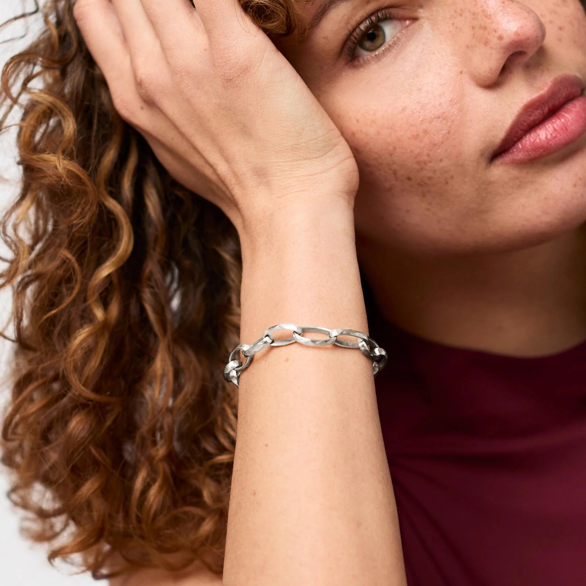 Solara Link Bracelet - Silver