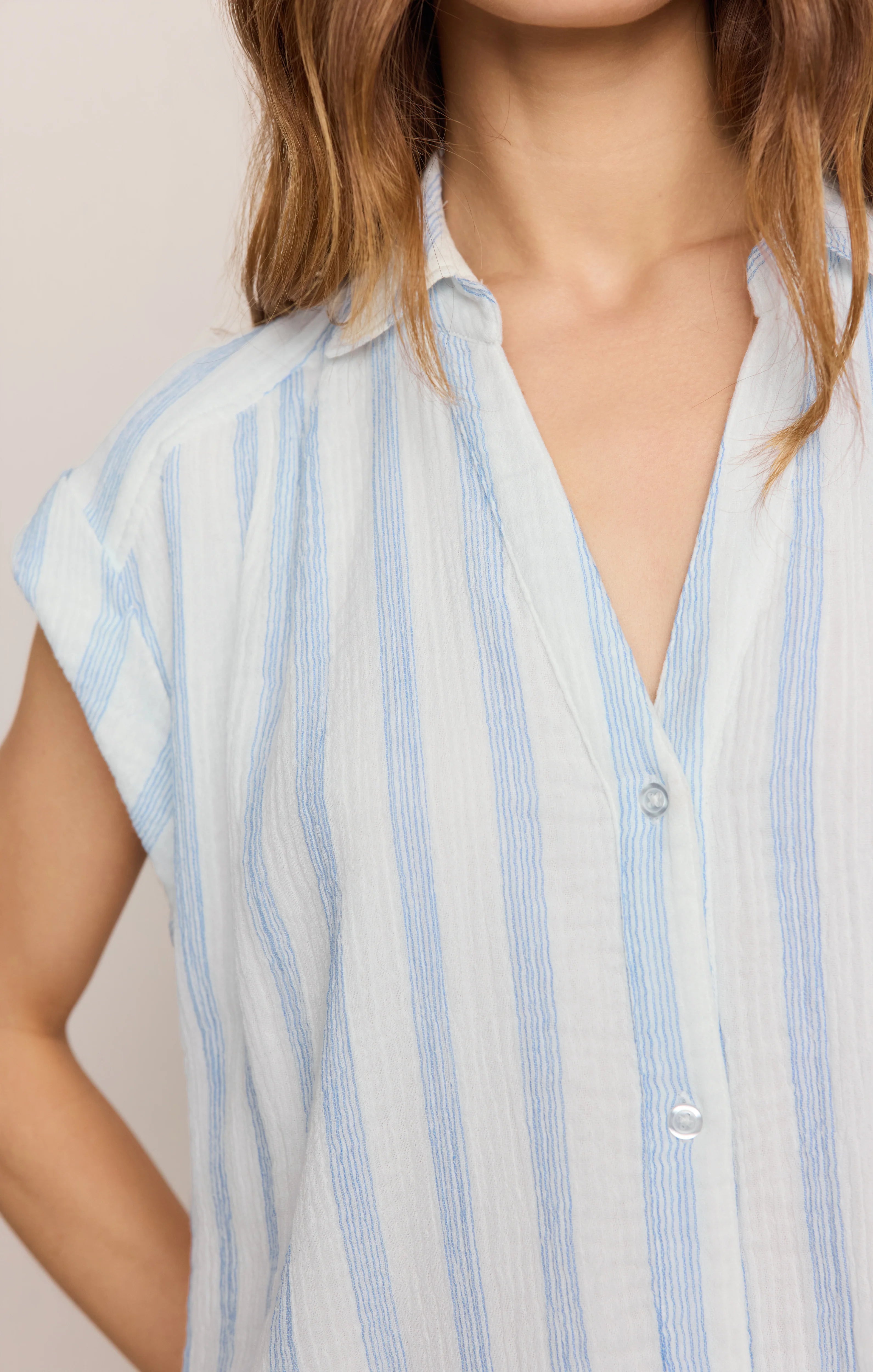 Shellbound Striped Dress Sea Salt
