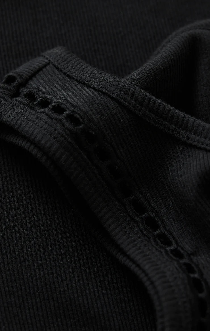 Boa Rib Tank Black