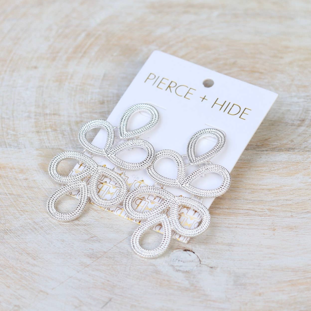 Silver Plaza Earrings | Statement Loop Earrings