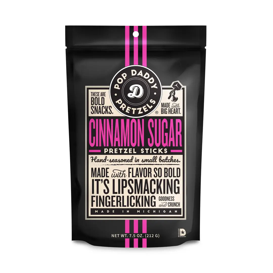 Seasoned Pretzels - 7.5oz - Cinnamon Sugar