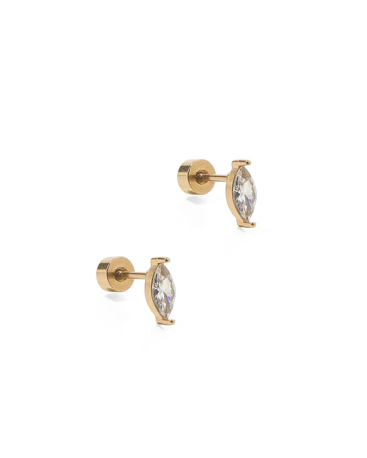 Screwback Stud Earrings- Maeve
