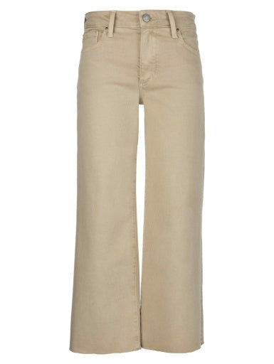 CHARLOTTE HIGH RISE WIDE LEG WITH RAW HEM OAT