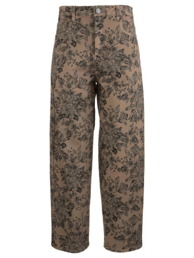 ASHTON HIGH RISE RELAXED LEG PANT FLORAL