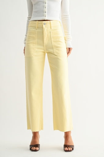High Rise Utility Wide Leg