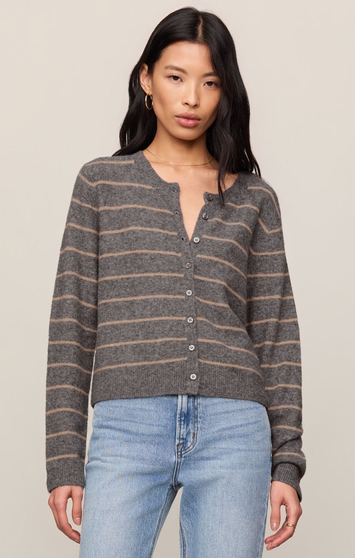 MEDINA STRIPE CARDIGAN