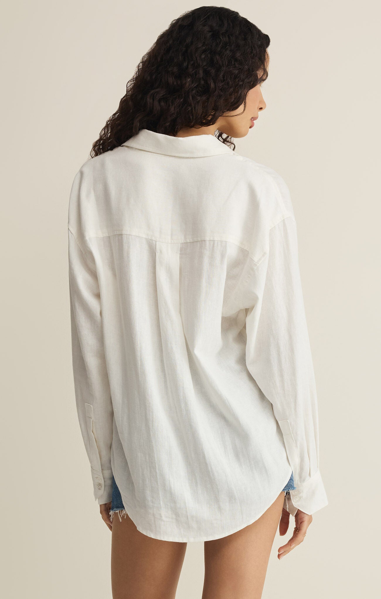 The Perfect Button Up White