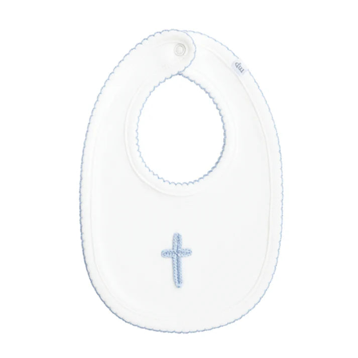 Mud Pie Kids Boy's Crochet Cross Bib