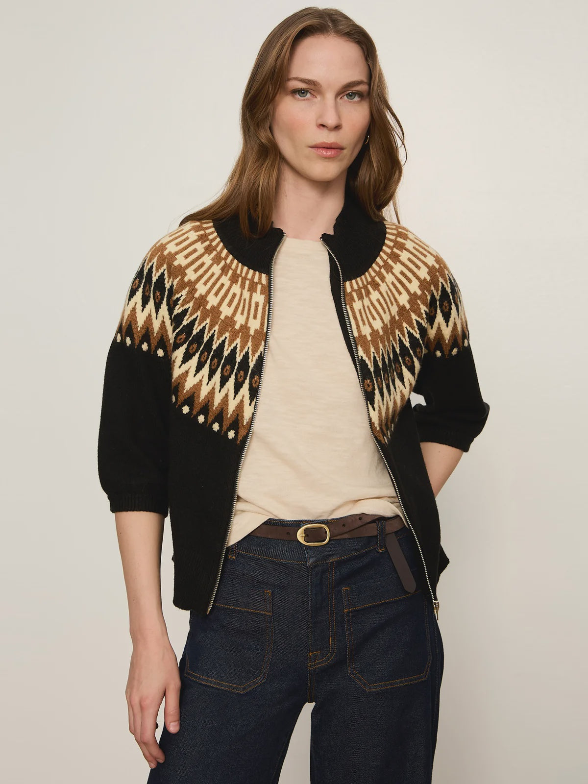 Fairisle Zip Up Poconos