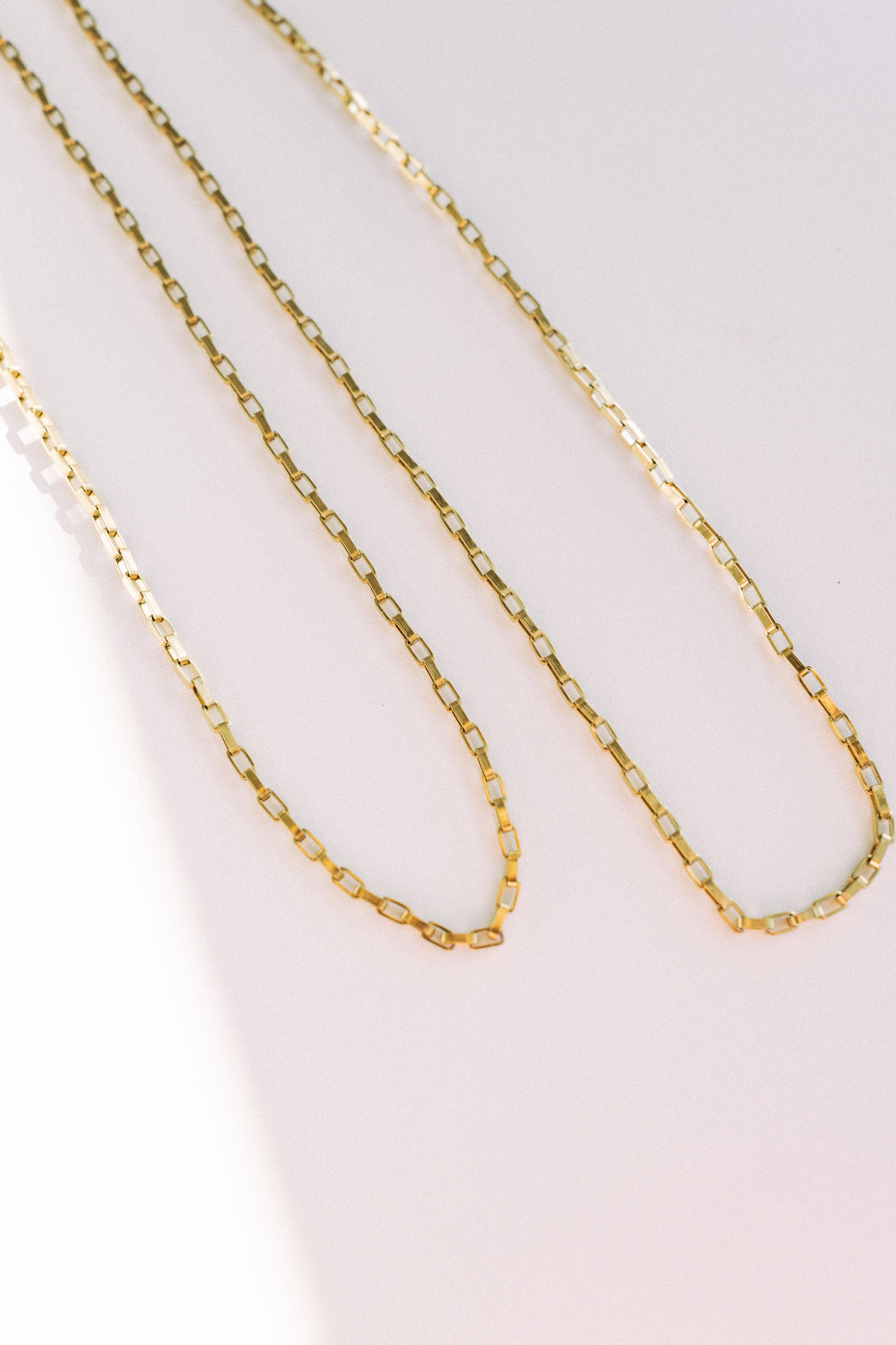 Adeline Gold Chain Necklace || Choose Length