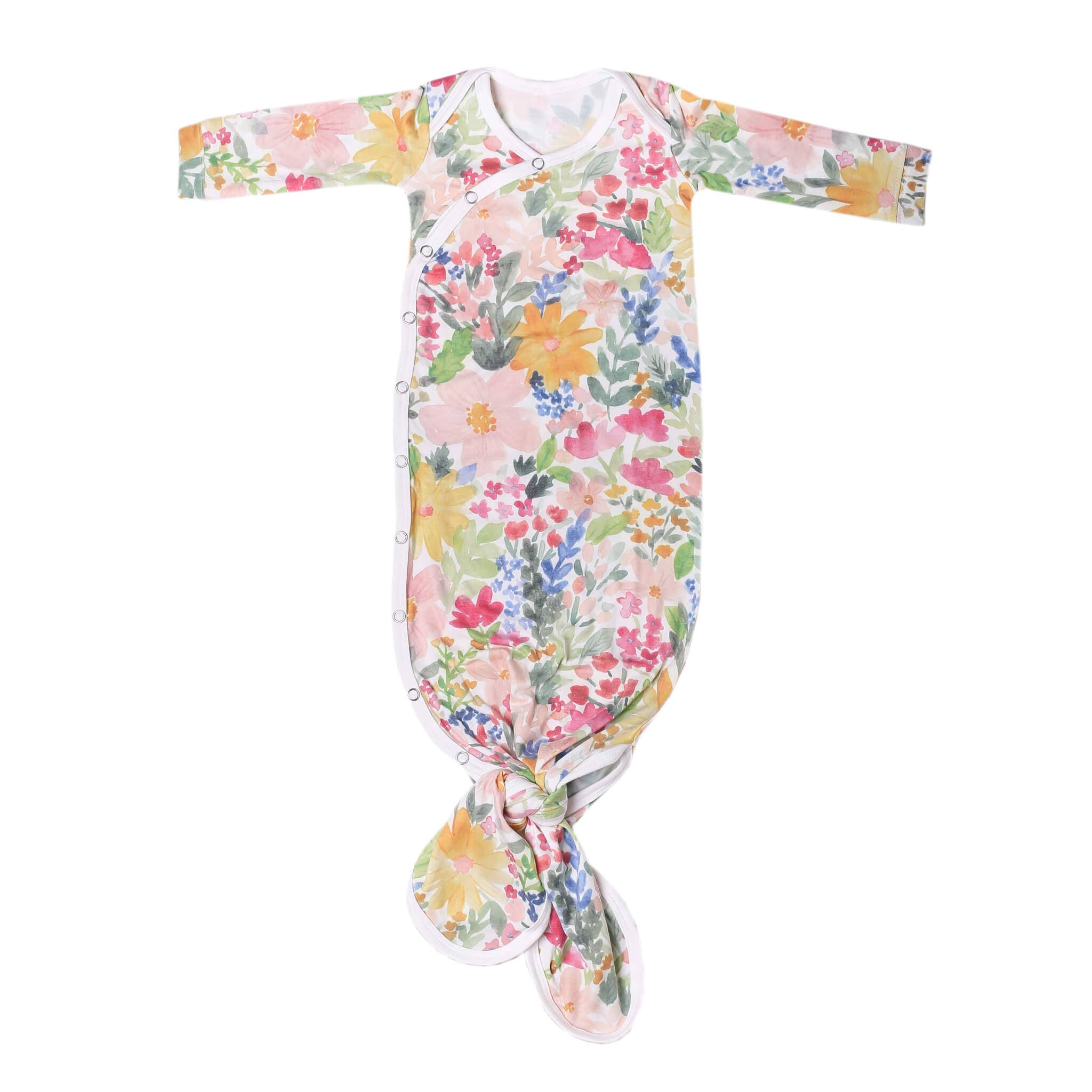 Newborn Knotted Gown - Lark