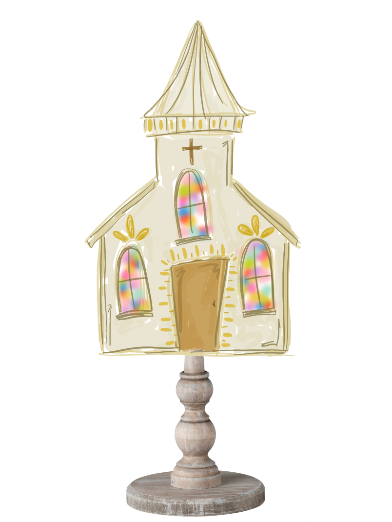 Whimsy Church Topper
