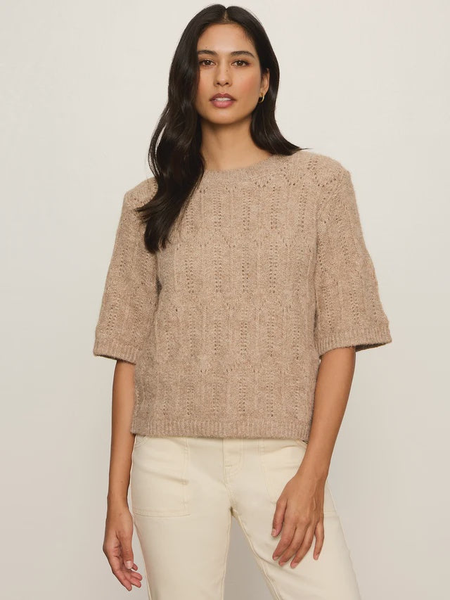 Pointelle Sweater Tee