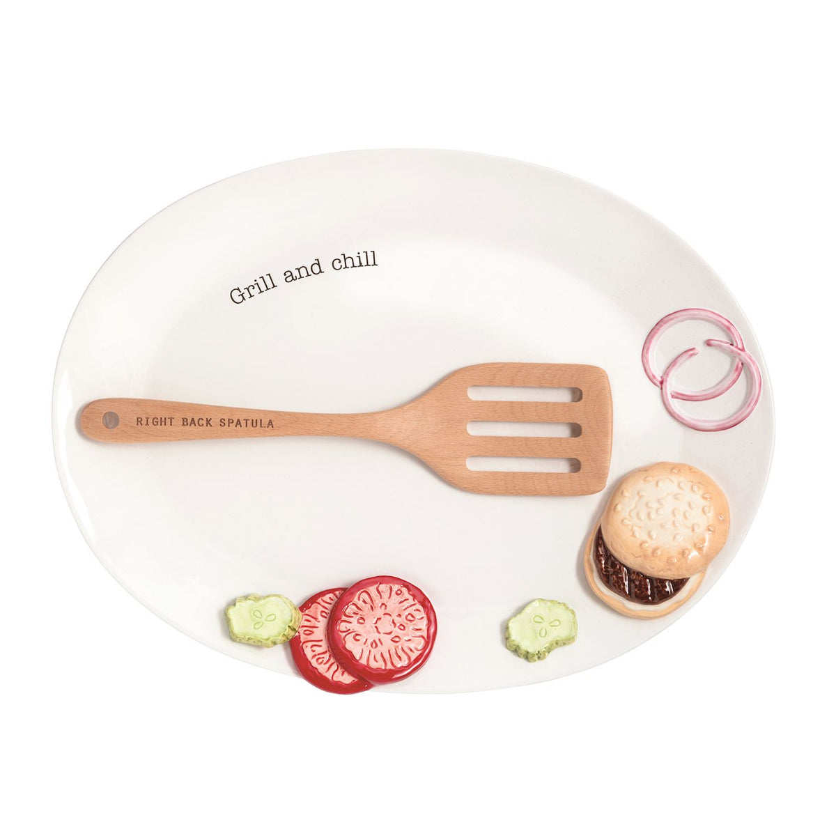 Burger Platter Set -- Words