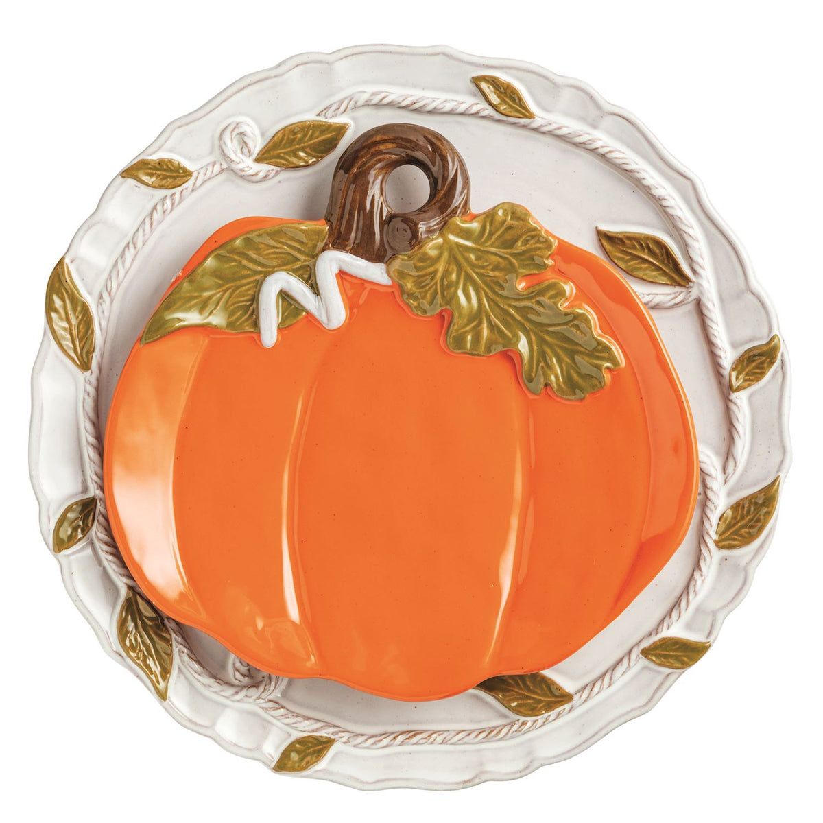 Pumpkin Vine Platter Set