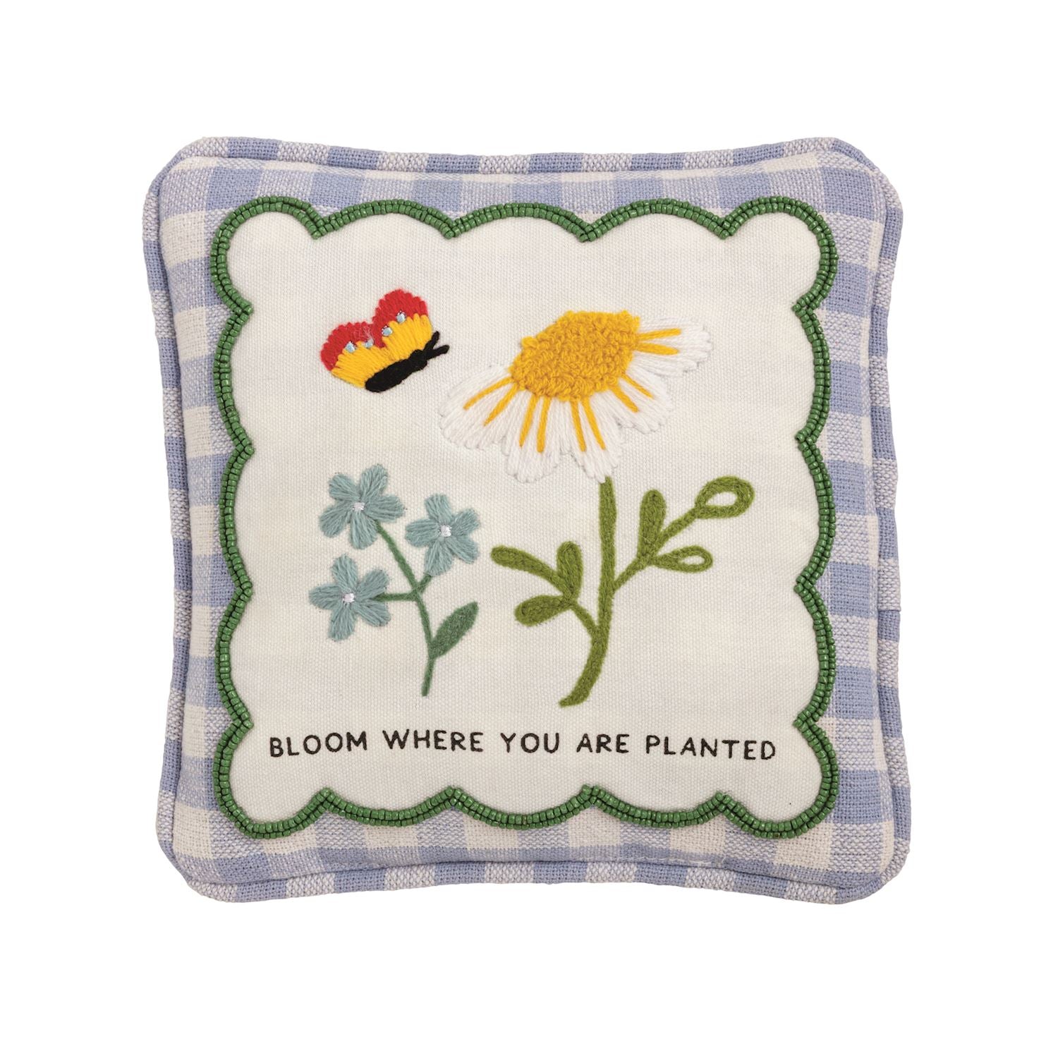 Embellished Bloom Pillow
