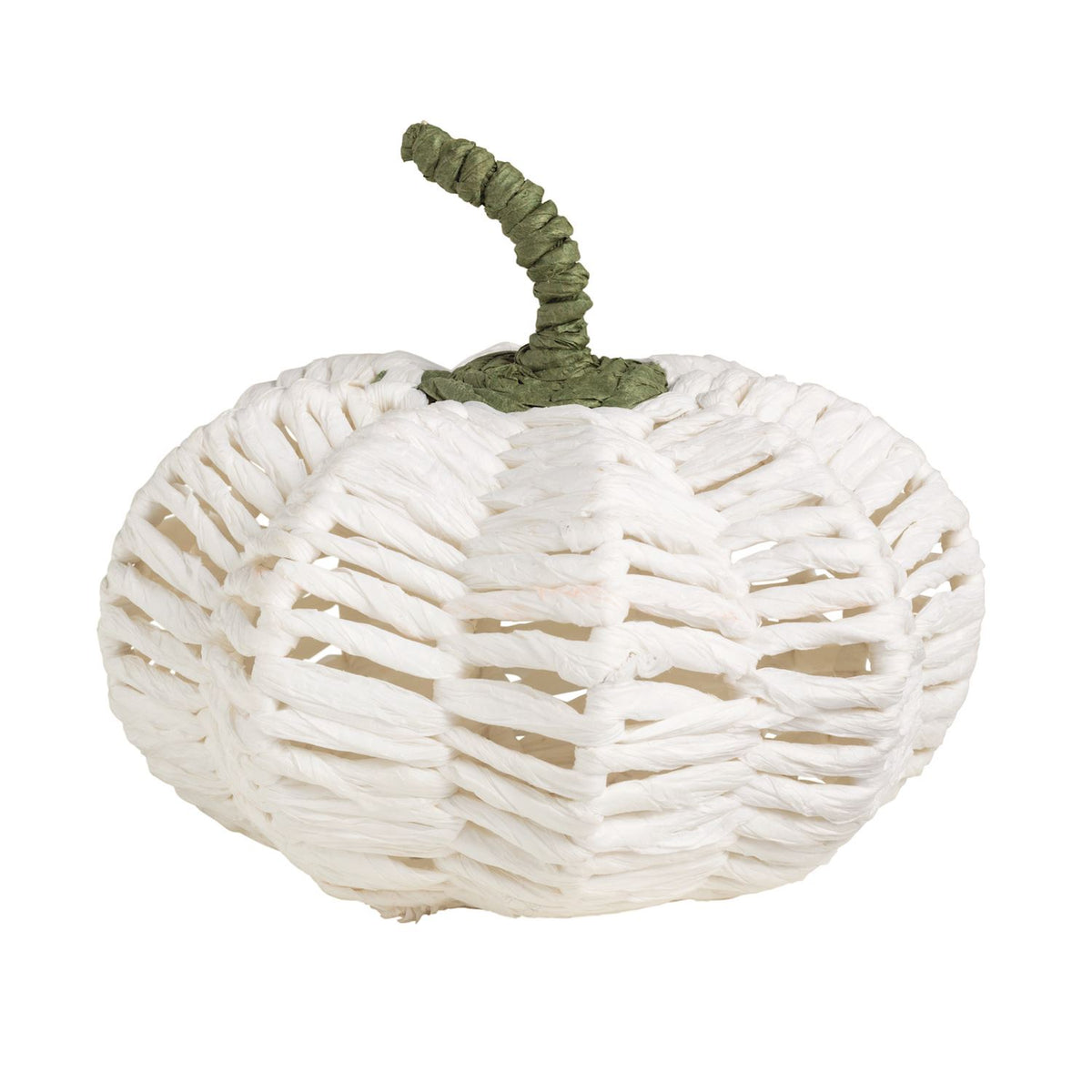 Cream Woven Pumpkin