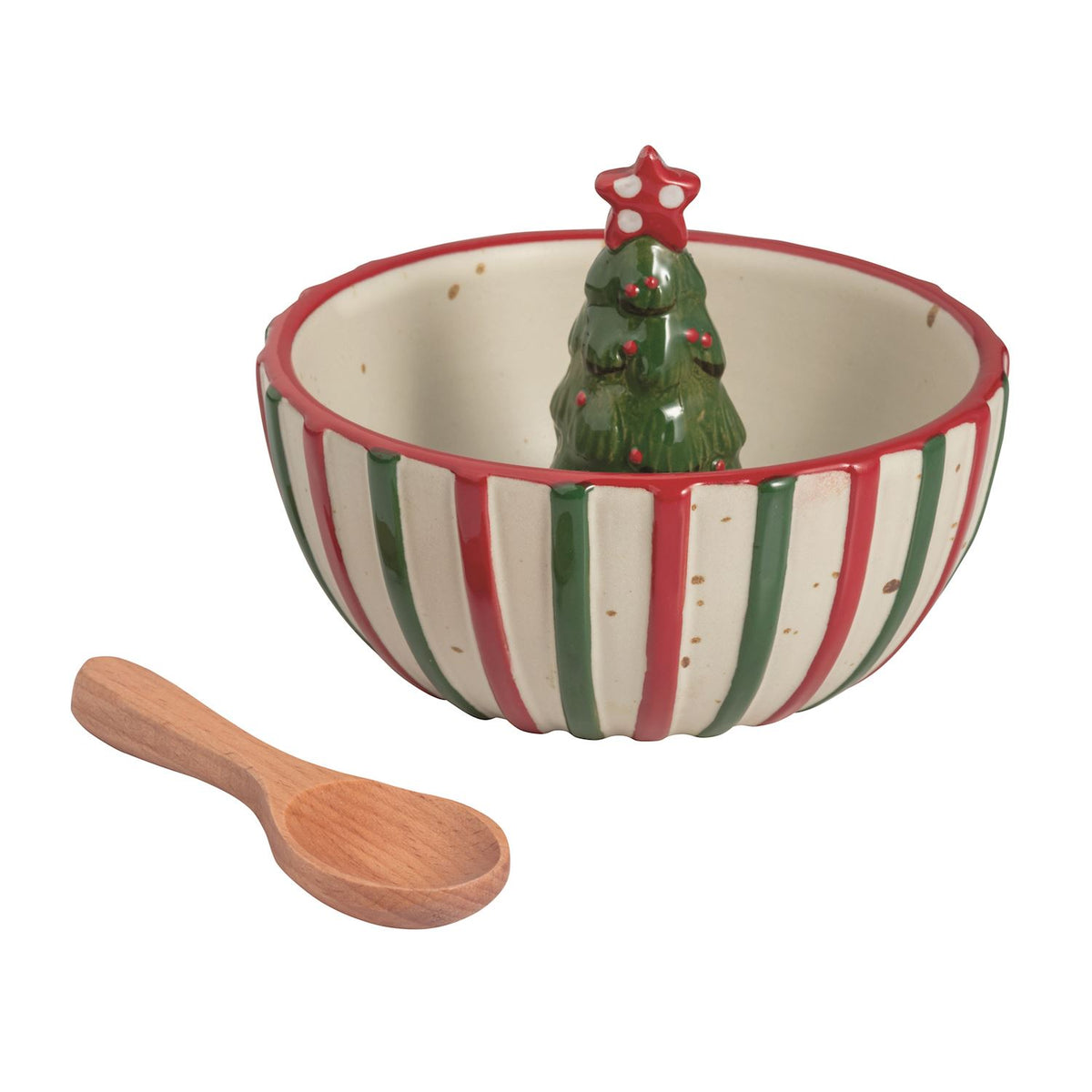 TREE FARM CHRISTMAS CANDY DISH