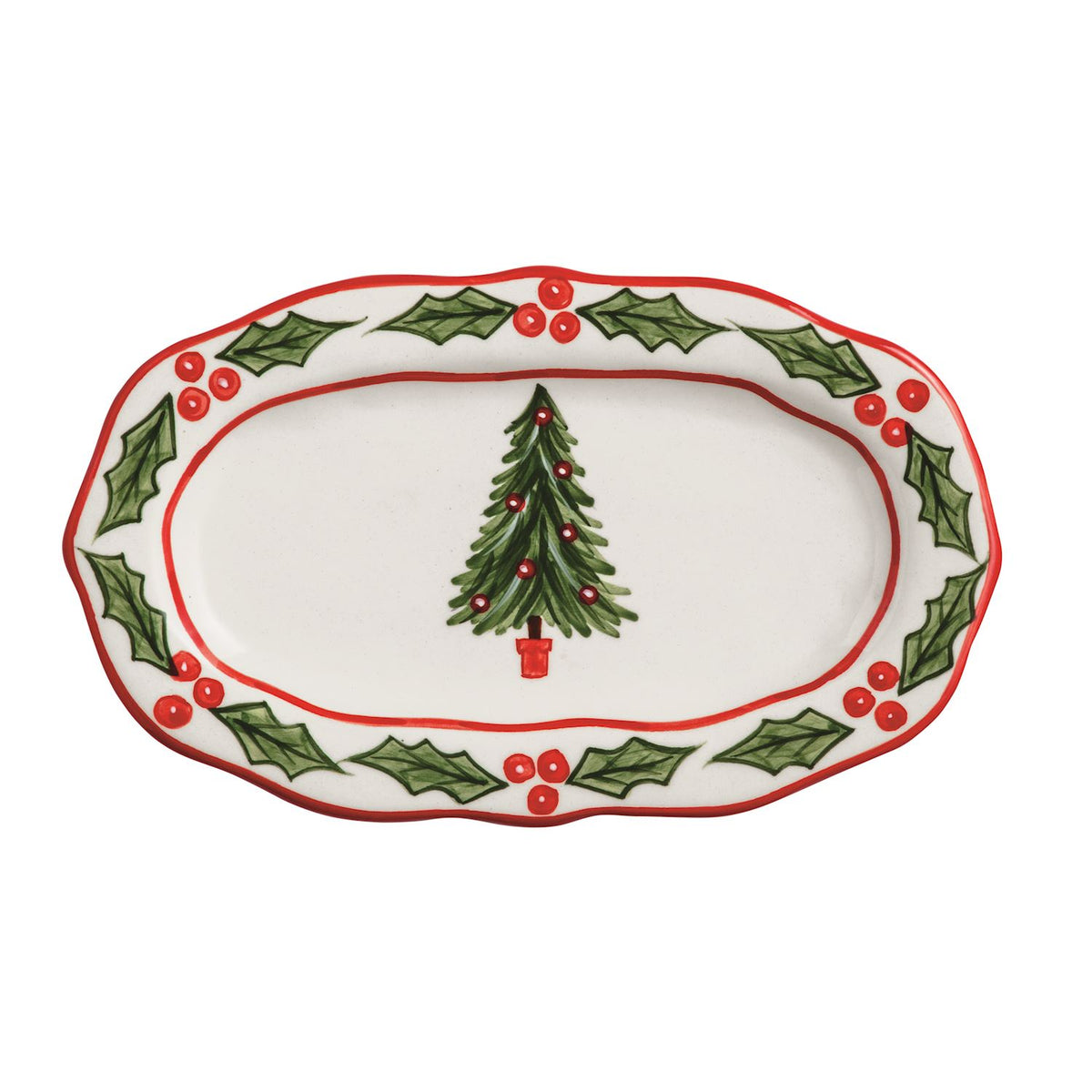 Tree Holly Everything Plate