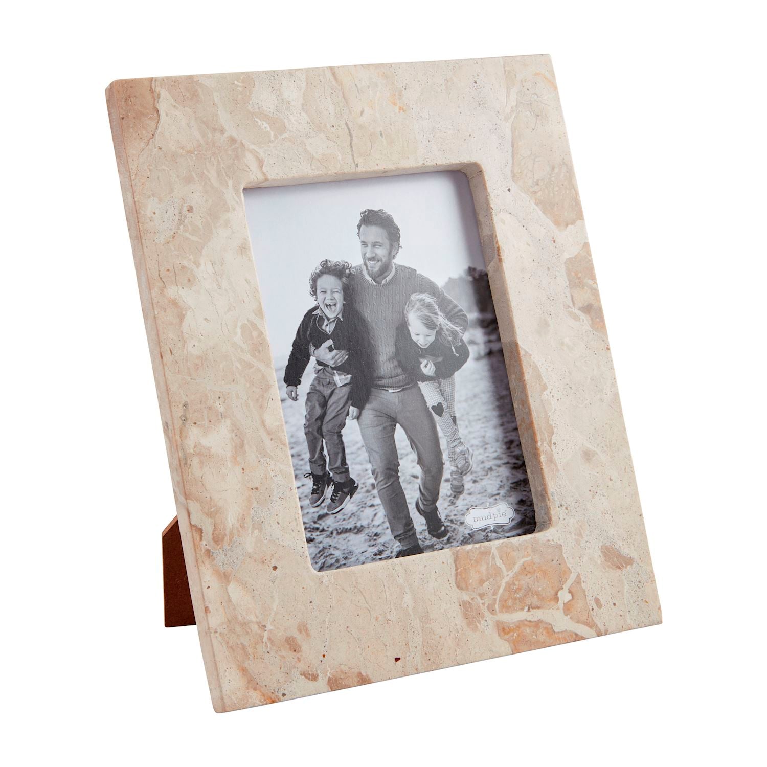 Large Tan Marble Frame