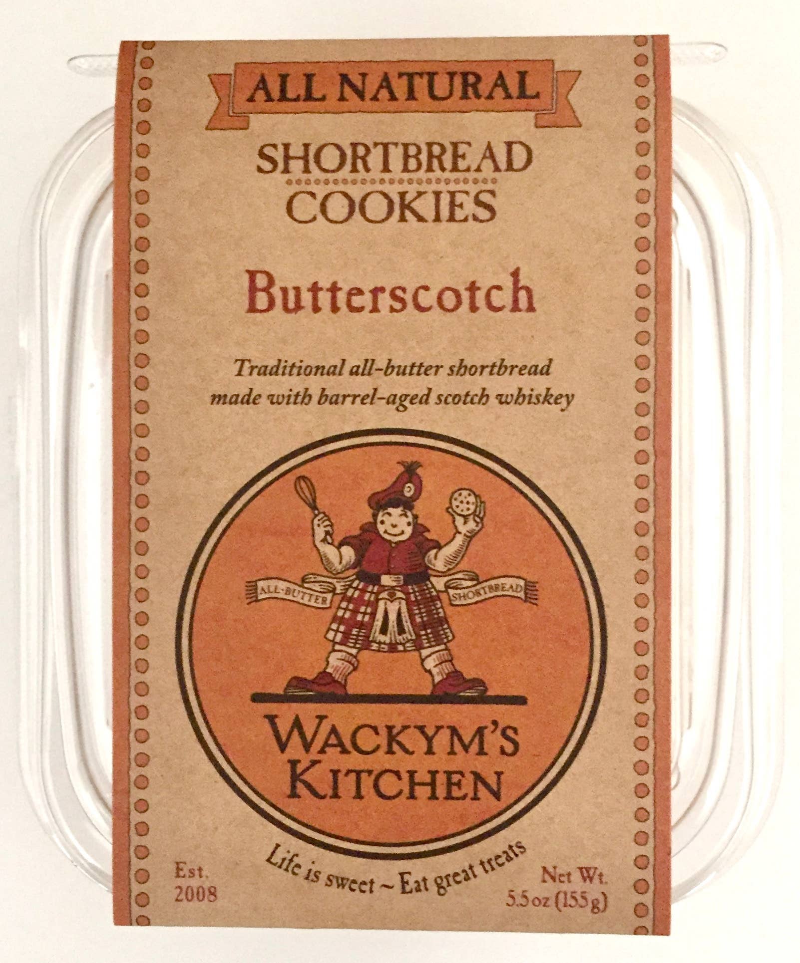 Butterscotch Shortbread Cookies - 5.5 oz