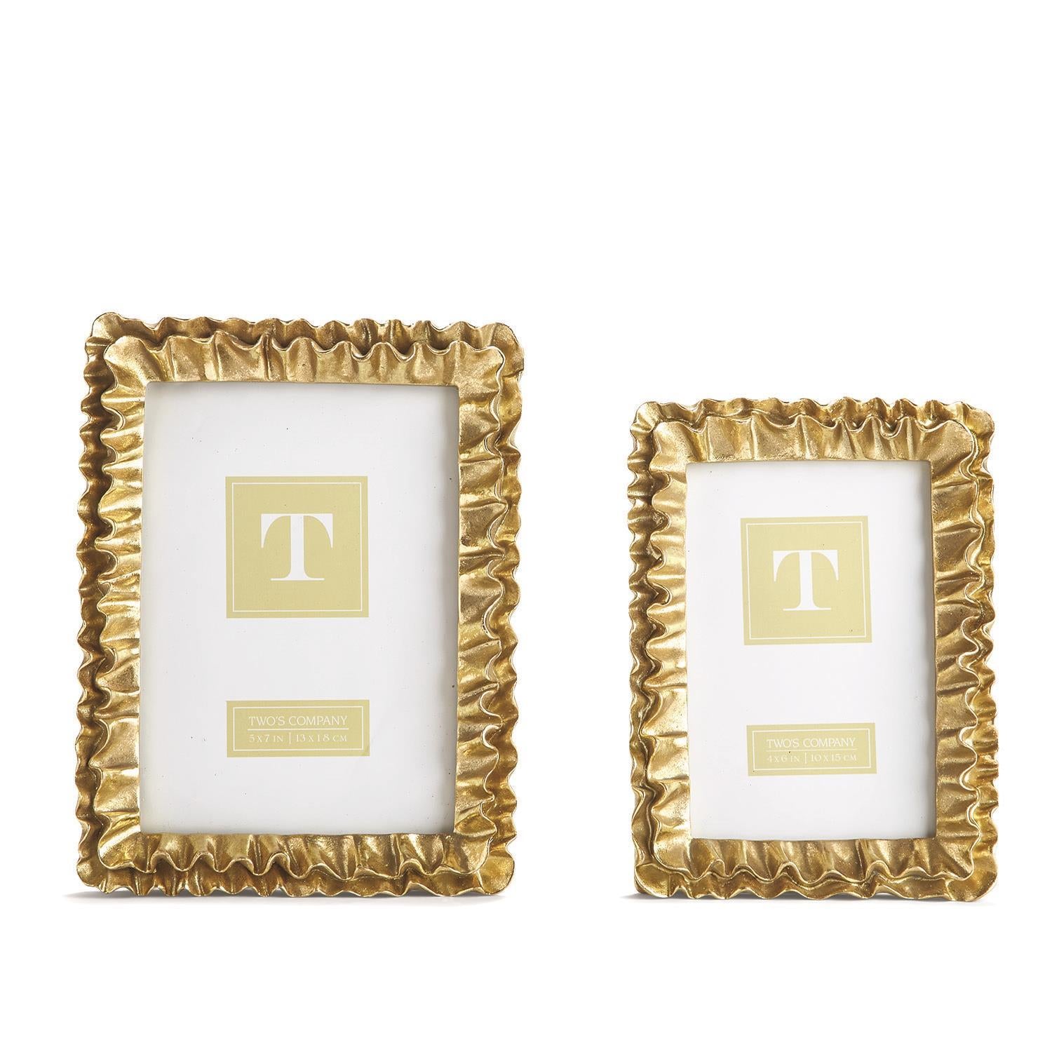 Gold Ruffle Frame 5x7