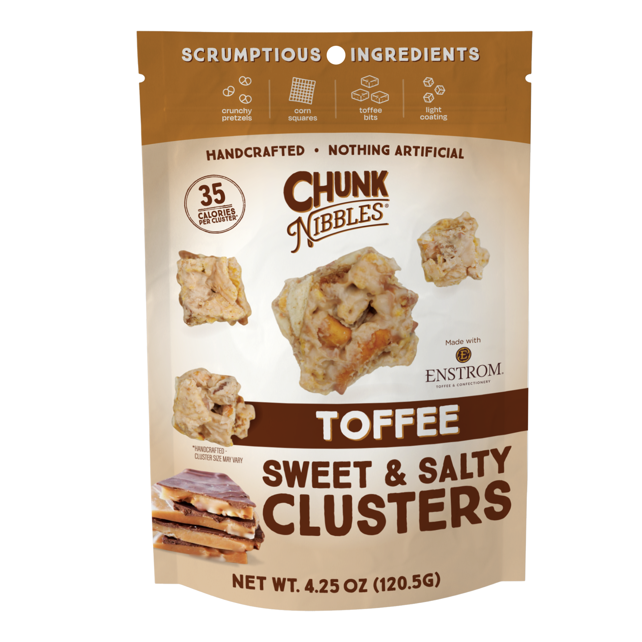 Toffee Chunk Nibbles 4.25 oz Pouch