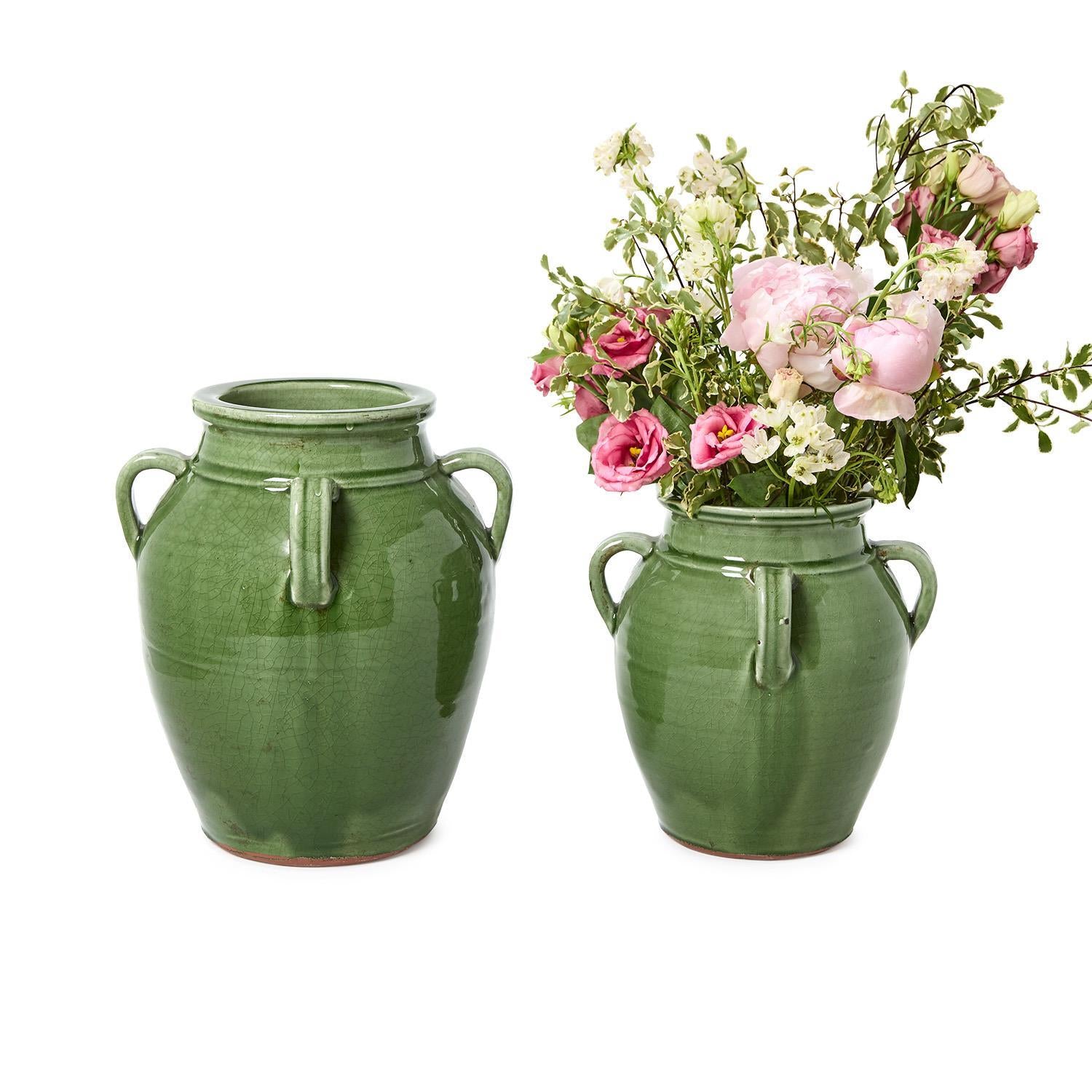 Four Handled Jar Large