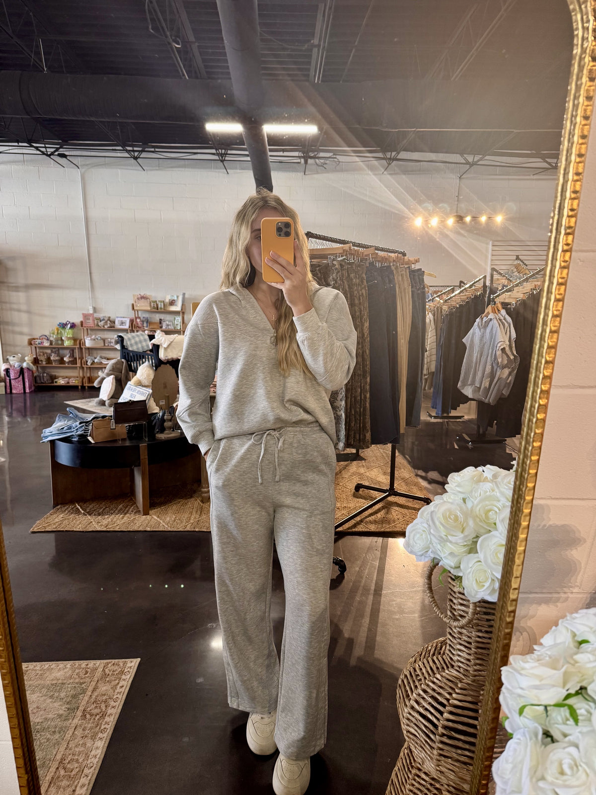 P. CILL Butter Modal Side Binding Wide Leg Pants
