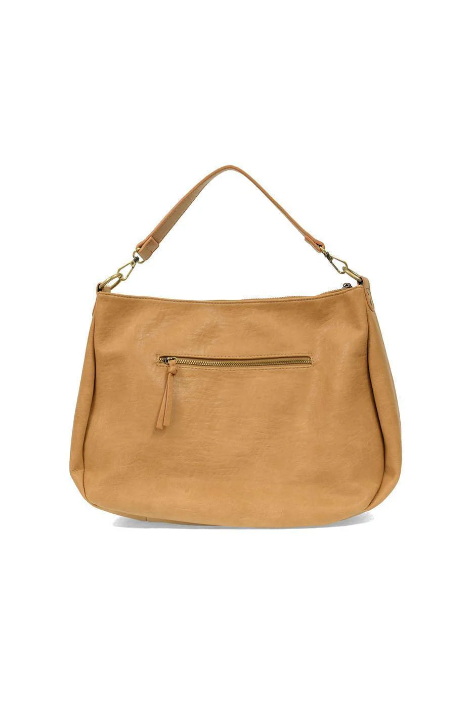 Camel Kali Woven Slouchy Hobo