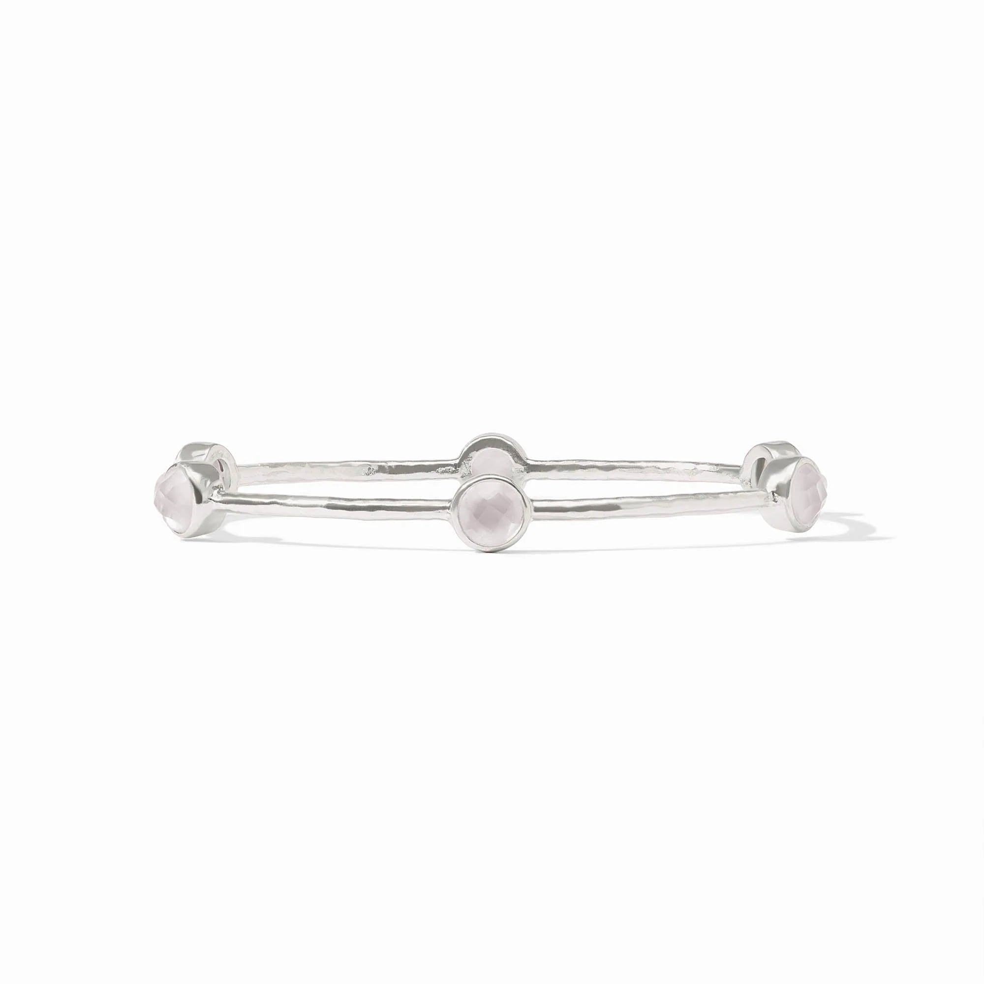 Milano Luxe Bangle- Iridescent Clear Crystal